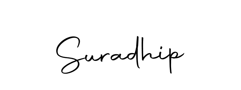 if you are searching for the best signature style for your name Suradhip. so please give up your signature search. here we have designed multiple signature styles  using Autography-DOLnW. Suradhip signature style 10 images and pictures png