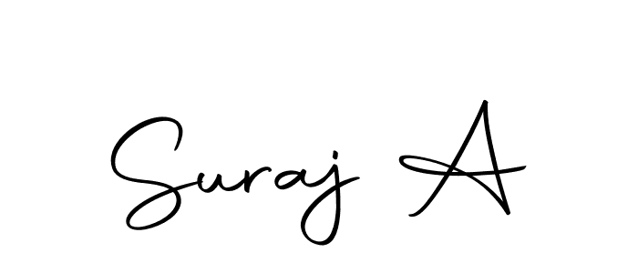 Also we have Suraj A name is the best signature style. Create professional handwritten signature collection using Autography-DOLnW autograph style. Suraj A signature style 10 images and pictures png