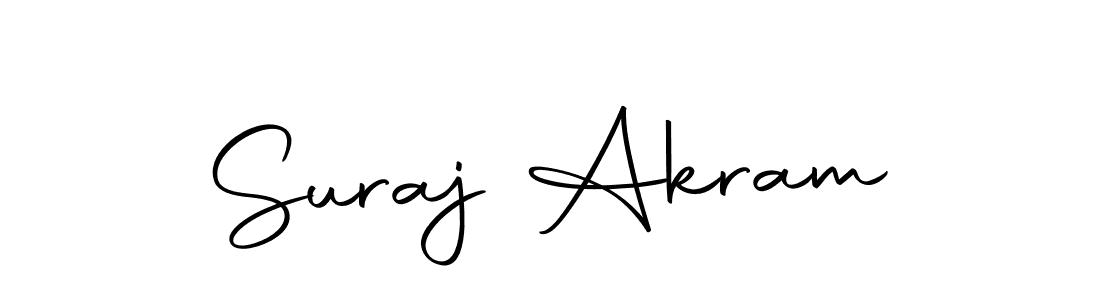 Make a beautiful signature design for name Suraj Akram. With this signature (Autography-DOLnW) style, you can create a handwritten signature for free. Suraj Akram signature style 10 images and pictures png