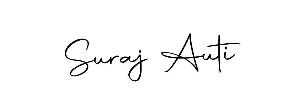 Make a beautiful signature design for name Suraj Auti. Use this online signature maker to create a handwritten signature for free. Suraj Auti signature style 10 images and pictures png