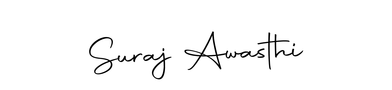 Design your own signature with our free online signature maker. With this signature software, you can create a handwritten (Autography-DOLnW) signature for name Suraj Awasthi. Suraj Awasthi signature style 10 images and pictures png