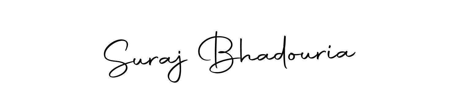 You should practise on your own different ways (Autography-DOLnW) to write your name (Suraj Bhadouria) in signature. don't let someone else do it for you. Suraj Bhadouria signature style 10 images and pictures png