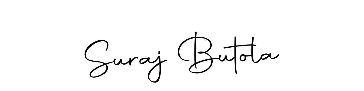 Create a beautiful signature design for name Suraj Butola. With this signature (Autography-DOLnW) fonts, you can make a handwritten signature for free. Suraj Butola signature style 10 images and pictures png