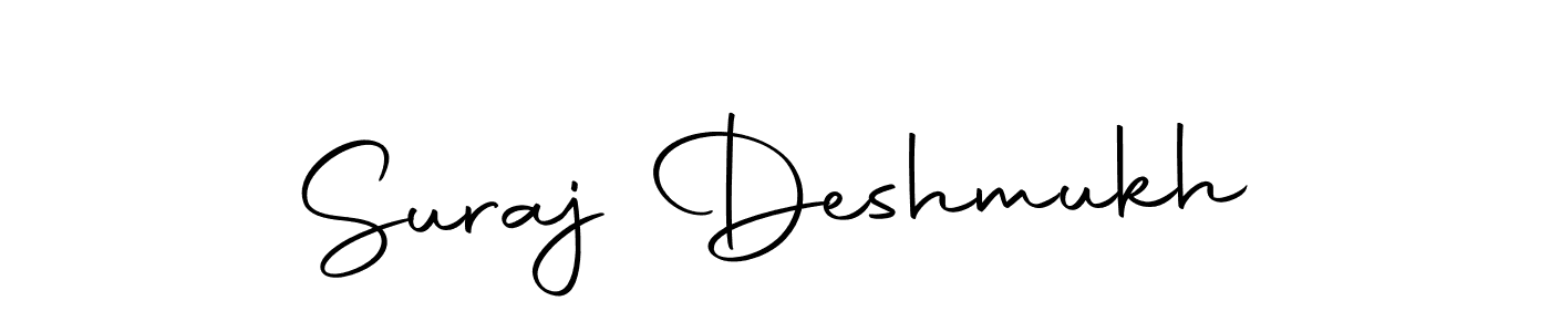 Create a beautiful signature design for name Suraj Deshmukh. With this signature (Autography-DOLnW) fonts, you can make a handwritten signature for free. Suraj Deshmukh signature style 10 images and pictures png