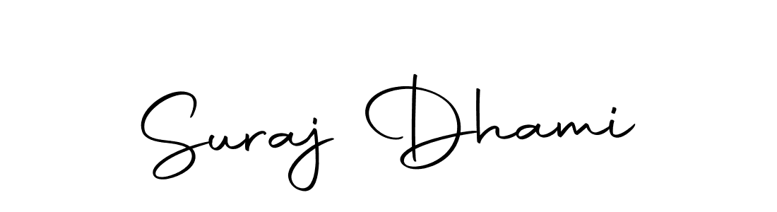 Make a beautiful signature design for name Suraj Dhami. Use this online signature maker to create a handwritten signature for free. Suraj Dhami signature style 10 images and pictures png