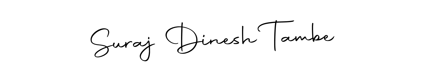 Make a beautiful signature design for name Suraj Dinesh Tambe. With this signature (Autography-DOLnW) style, you can create a handwritten signature for free. Suraj Dinesh Tambe signature style 10 images and pictures png