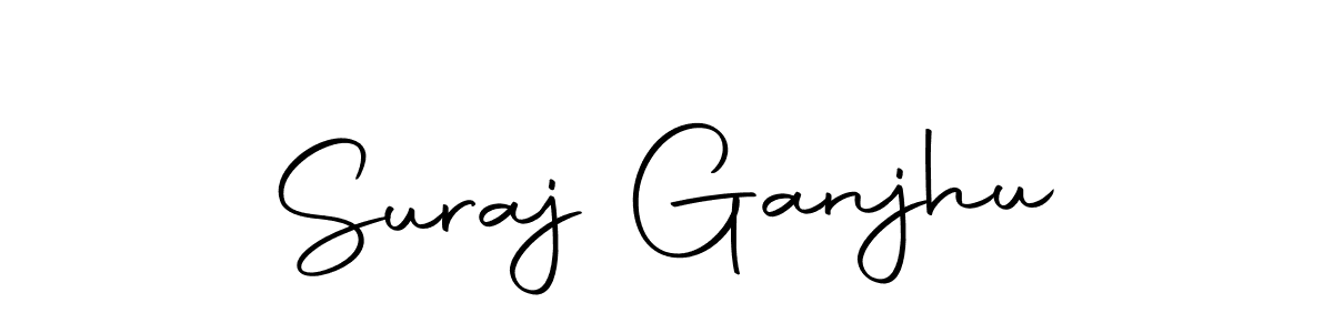 Also we have Suraj Ganjhu name is the best signature style. Create professional handwritten signature collection using Autography-DOLnW autograph style. Suraj Ganjhu signature style 10 images and pictures png