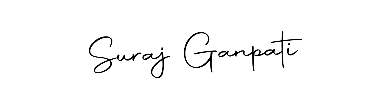 The best way (Autography-DOLnW) to make a short signature is to pick only two or three words in your name. The name Suraj Ganpati include a total of six letters. For converting this name. Suraj Ganpati signature style 10 images and pictures png