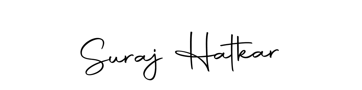 Create a beautiful signature design for name Suraj Hatkar. With this signature (Autography-DOLnW) fonts, you can make a handwritten signature for free. Suraj Hatkar signature style 10 images and pictures png
