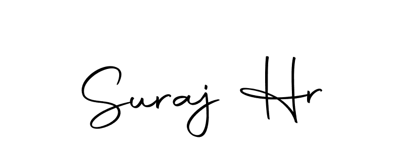 Design your own signature with our free online signature maker. With this signature software, you can create a handwritten (Autography-DOLnW) signature for name Suraj Hr. Suraj Hr signature style 10 images and pictures png