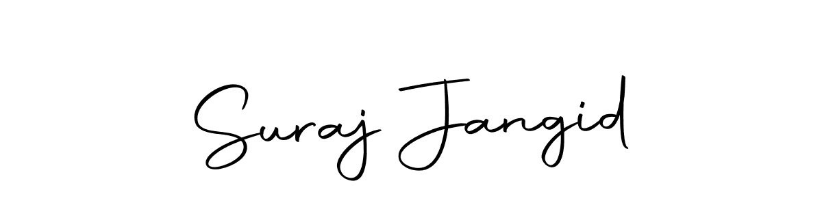 Create a beautiful signature design for name Suraj Jangid. With this signature (Autography-DOLnW) fonts, you can make a handwritten signature for free. Suraj Jangid signature style 10 images and pictures png