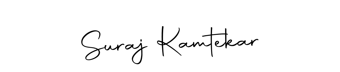 You should practise on your own different ways (Autography-DOLnW) to write your name (Suraj Kamtekar) in signature. don't let someone else do it for you. Suraj Kamtekar signature style 10 images and pictures png