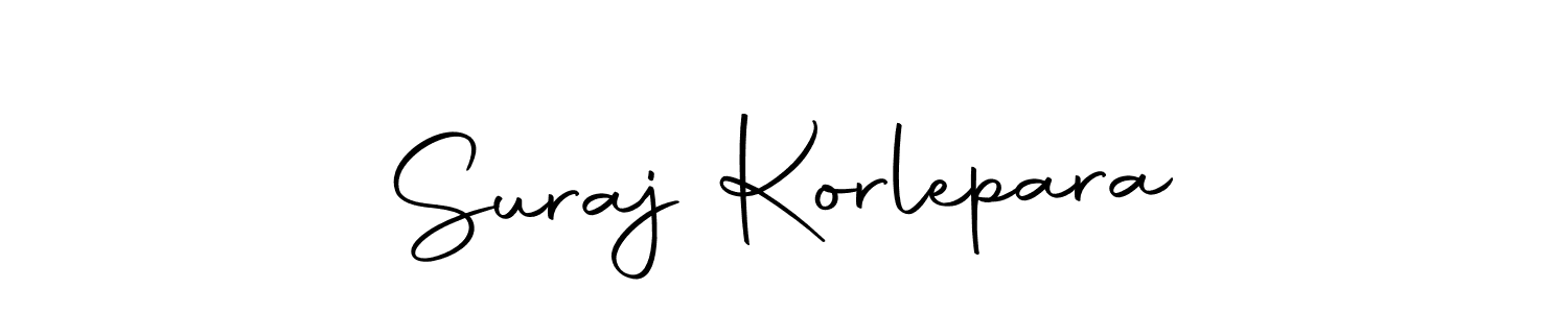 The best way (Autography-DOLnW) to make a short signature is to pick only two or three words in your name. The name Suraj Korlepara include a total of six letters. For converting this name. Suraj Korlepara signature style 10 images and pictures png