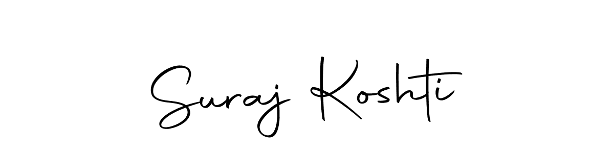 You should practise on your own different ways (Autography-DOLnW) to write your name (Suraj Koshti) in signature. don't let someone else do it for you. Suraj Koshti signature style 10 images and pictures png
