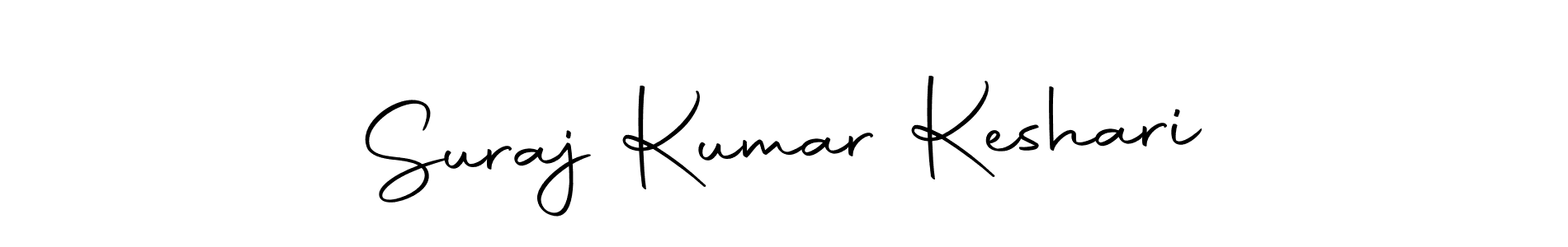 How to make Suraj Kumar Keshari name signature. Use Autography-DOLnW style for creating short signs online. This is the latest handwritten sign. Suraj Kumar Keshari signature style 10 images and pictures png