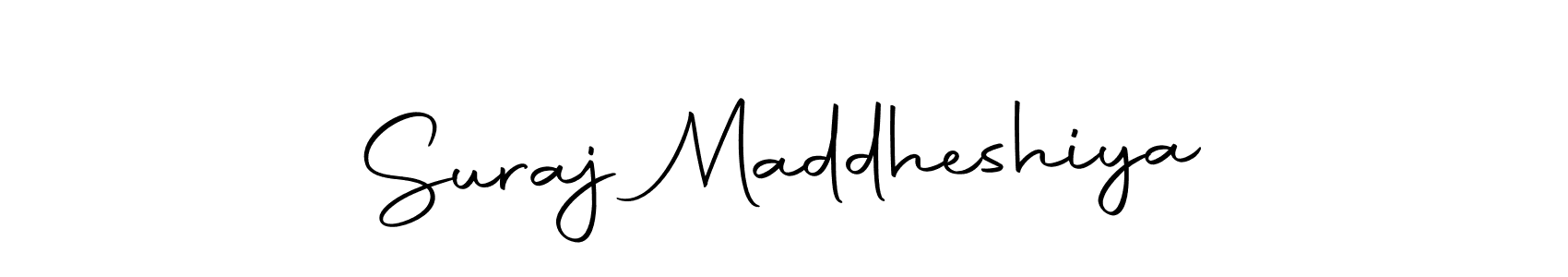 Use a signature maker to create a handwritten signature online. With this signature software, you can design (Autography-DOLnW) your own signature for name Suraj Maddheshiya. Suraj Maddheshiya signature style 10 images and pictures png