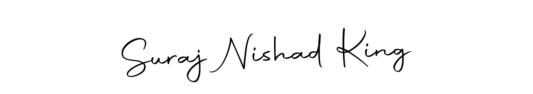 Make a beautiful signature design for name Suraj Nishad King. With this signature (Autography-DOLnW) style, you can create a handwritten signature for free. Suraj Nishad King signature style 10 images and pictures png