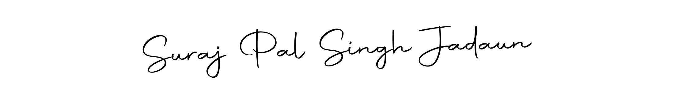 Use a signature maker to create a handwritten signature online. With this signature software, you can design (Autography-DOLnW) your own signature for name Suraj Pal Singh Jadaun. Suraj Pal Singh Jadaun signature style 10 images and pictures png