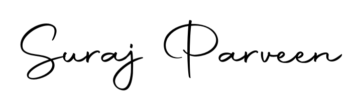 The Autography-DOLnW handwriting style adds charm and authenticity to name Suraj Parveen. A wonderful choice for personal thank-you notes. Suraj Parveen signature style 10 images and pictures png