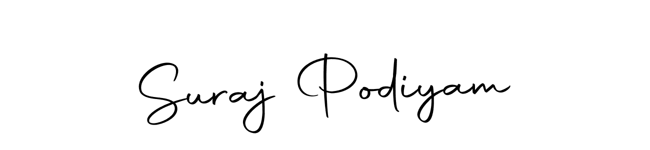 Also we have Suraj Podiyam name is the best signature style. Create professional handwritten signature collection using Autography-DOLnW autograph style. Suraj Podiyam signature style 10 images and pictures png