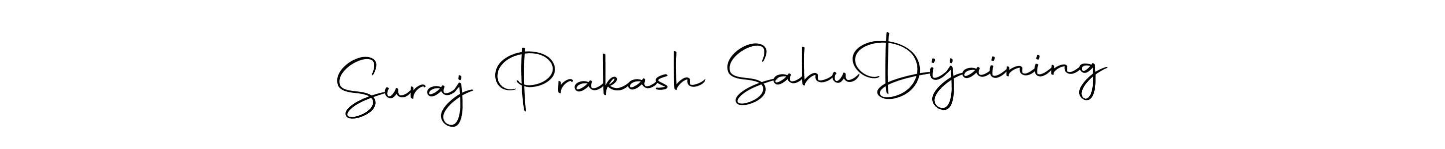 It looks lik you need a new signature style for name Suraj Prakash Sahu  Dijaining. Design unique handwritten (Autography-DOLnW) signature with our free signature maker in just a few clicks. Suraj Prakash Sahu  Dijaining signature style 10 images and pictures png