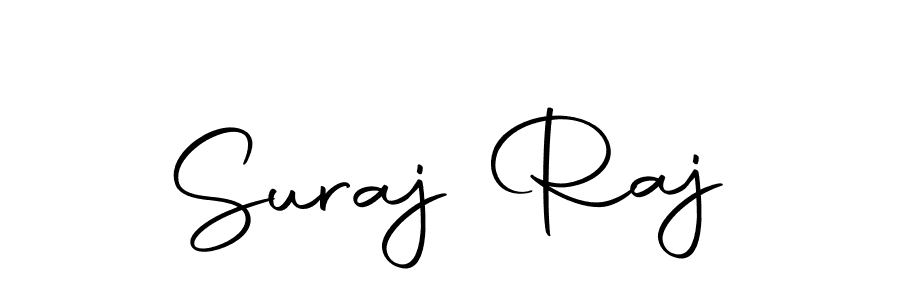 How to make Suraj Raj name signature. Use Autography-DOLnW style for creating short signs online. This is the latest handwritten sign. Suraj Raj signature style 10 images and pictures png