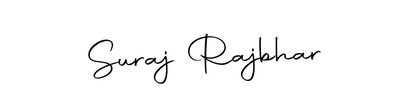 Create a beautiful signature design for name Suraj Rajbhar. With this signature (Autography-DOLnW) fonts, you can make a handwritten signature for free. Suraj Rajbhar signature style 10 images and pictures png