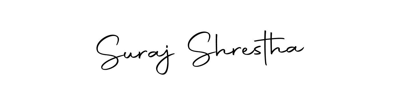 Use a signature maker to create a handwritten signature online. With this signature software, you can design (Autography-DOLnW) your own signature for name Suraj Shrestha. Suraj Shrestha signature style 10 images and pictures png