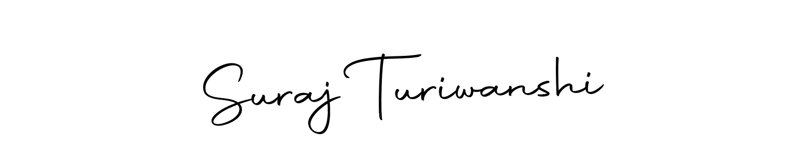 Create a beautiful signature design for name Suraj Turiwanshi. With this signature (Autography-DOLnW) fonts, you can make a handwritten signature for free. Suraj Turiwanshi signature style 10 images and pictures png