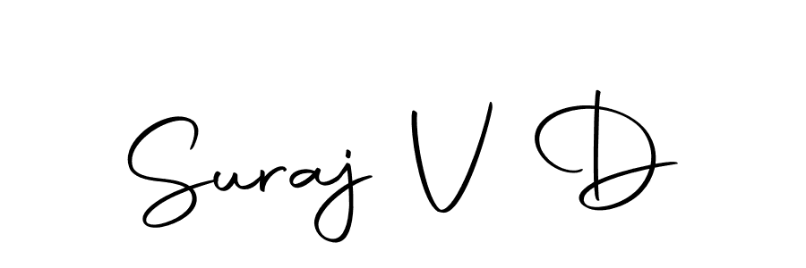 The best way (Autography-DOLnW) to make a short signature is to pick only two or three words in your name. The name Suraj V D include a total of six letters. For converting this name. Suraj V D signature style 10 images and pictures png