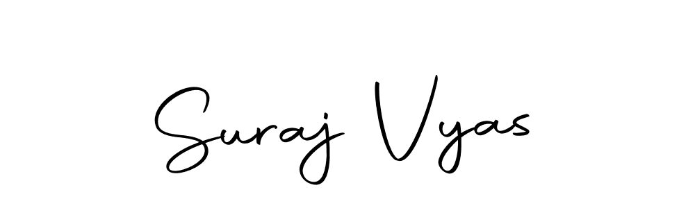 Make a beautiful signature design for name Suraj Vyas. With this signature (Autography-DOLnW) style, you can create a handwritten signature for free. Suraj Vyas signature style 10 images and pictures png