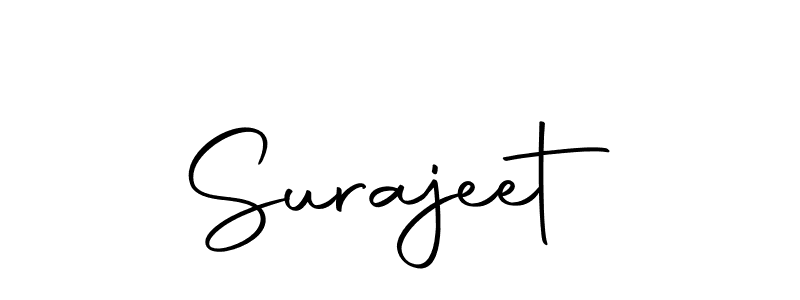 Design your own signature with our free online signature maker. With this signature software, you can create a handwritten (Autography-DOLnW) signature for name Surajeet. Surajeet signature style 10 images and pictures png