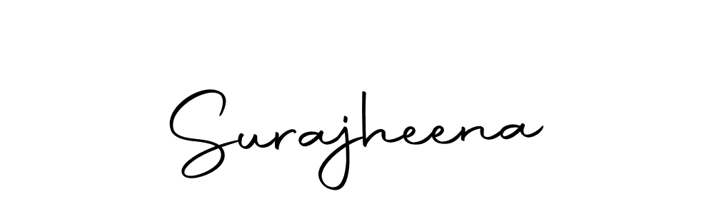 You should practise on your own different ways (Autography-DOLnW) to write your name (Surajheena) in signature. don't let someone else do it for you. Surajheena signature style 10 images and pictures png