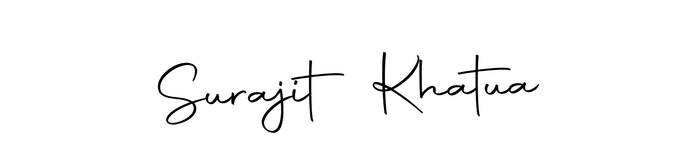 You should practise on your own different ways (Autography-DOLnW) to write your name (Surajit Khatua) in signature. don't let someone else do it for you. Surajit Khatua signature style 10 images and pictures png