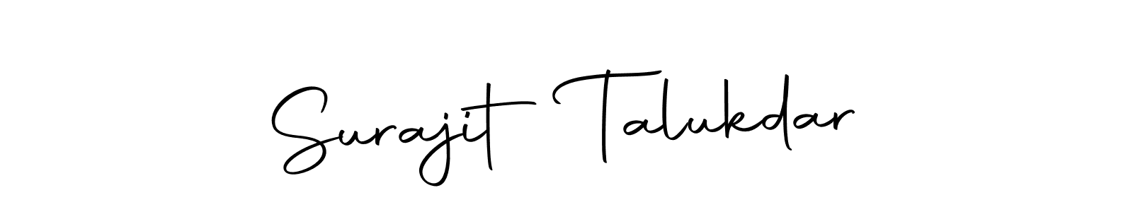 How to make Surajit Talukdar name signature. Use Autography-DOLnW style for creating short signs online. This is the latest handwritten sign. Surajit Talukdar signature style 10 images and pictures png
