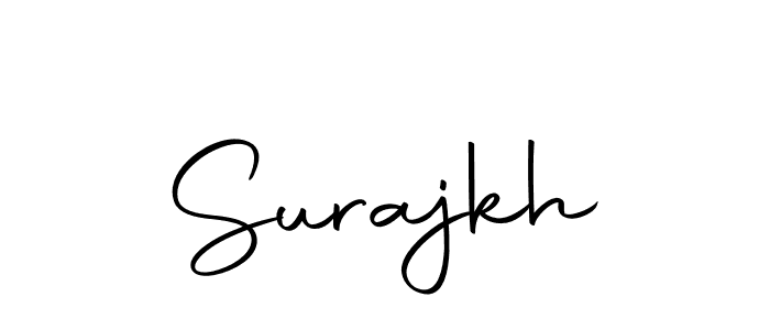 Make a beautiful signature design for name Surajkh. With this signature (Autography-DOLnW) style, you can create a handwritten signature for free. Surajkh signature style 10 images and pictures png