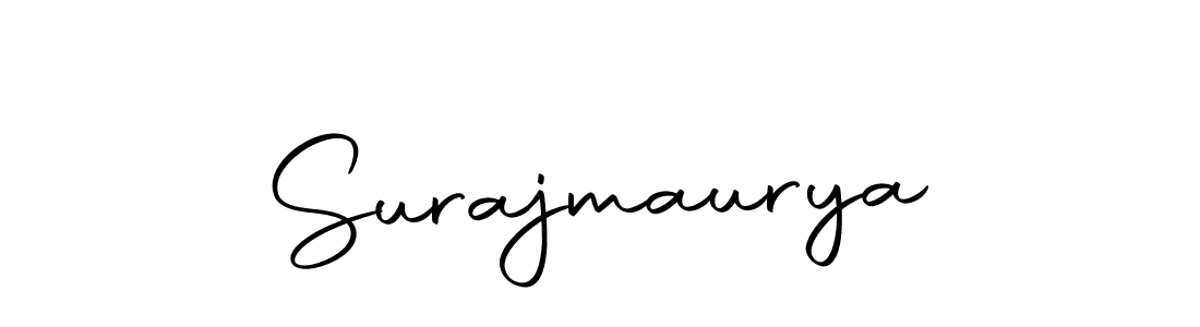 Design your own signature with our free online signature maker. With this signature software, you can create a handwritten (Autography-DOLnW) signature for name Surajmaurya. Surajmaurya signature style 10 images and pictures png