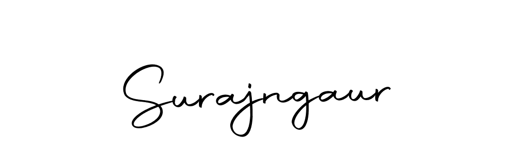 Use a signature maker to create a handwritten signature online. With this signature software, you can design (Autography-DOLnW) your own signature for name Surajngaur. Surajngaur signature style 10 images and pictures png