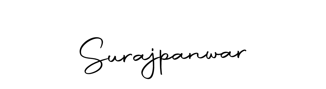 How to make Surajpanwar name signature. Use Autography-DOLnW style for creating short signs online. This is the latest handwritten sign. Surajpanwar signature style 10 images and pictures png