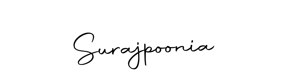 Make a beautiful signature design for name Surajpoonia. Use this online signature maker to create a handwritten signature for free. Surajpoonia signature style 10 images and pictures png