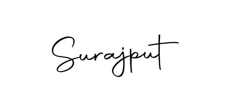 Make a beautiful signature design for name Surajput. With this signature (Autography-DOLnW) style, you can create a handwritten signature for free. Surajput signature style 10 images and pictures png