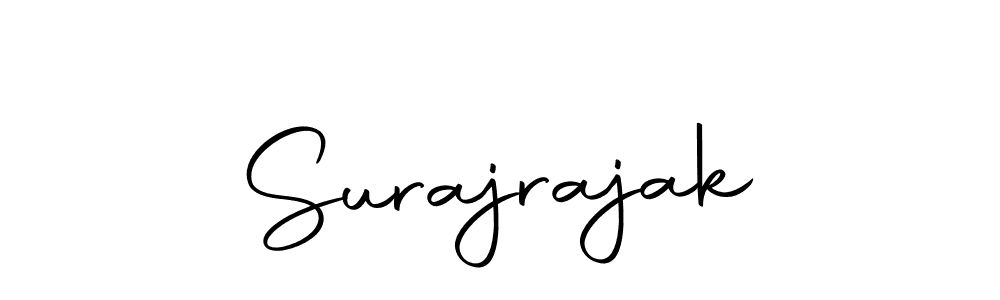 Design your own signature with our free online signature maker. With this signature software, you can create a handwritten (Autography-DOLnW) signature for name Surajrajak. Surajrajak signature style 10 images and pictures png