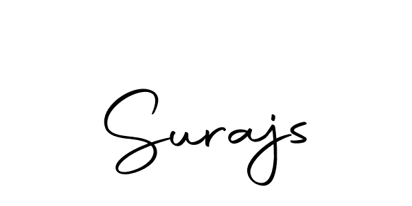 You should practise on your own different ways (Autography-DOLnW) to write your name (Surajs) in signature. don't let someone else do it for you. Surajs signature style 10 images and pictures png