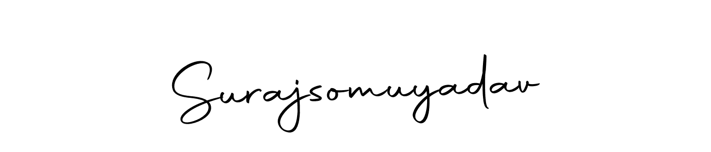 Use a signature maker to create a handwritten signature online. With this signature software, you can design (Autography-DOLnW) your own signature for name Surajsomuyadav. Surajsomuyadav signature style 10 images and pictures png