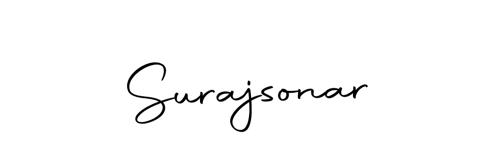 You should practise on your own different ways (Autography-DOLnW) to write your name (Surajsonar) in signature. don't let someone else do it for you. Surajsonar signature style 10 images and pictures png