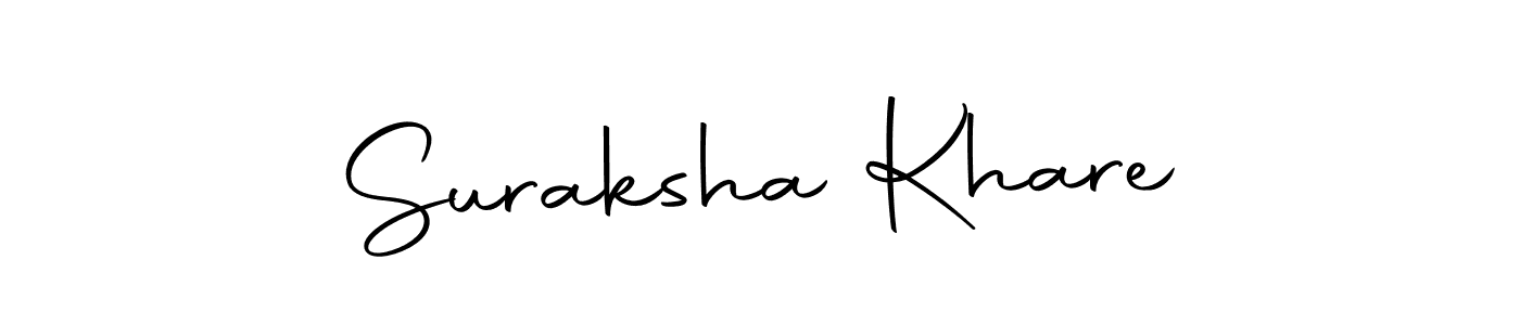 Autography-DOLnW is a professional signature style that is perfect for those who want to add a touch of class to their signature. It is also a great choice for those who want to make their signature more unique. Get Suraksha Khare name to fancy signature for free. Suraksha Khare signature style 10 images and pictures png