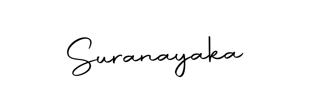 Use a signature maker to create a handwritten signature online. With this signature software, you can design (Autography-DOLnW) your own signature for name Suranayaka. Suranayaka signature style 10 images and pictures png
