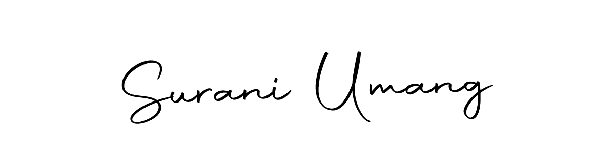 if you are searching for the best signature style for your name Surani Umang. so please give up your signature search. here we have designed multiple signature styles  using Autography-DOLnW. Surani Umang signature style 10 images and pictures png
