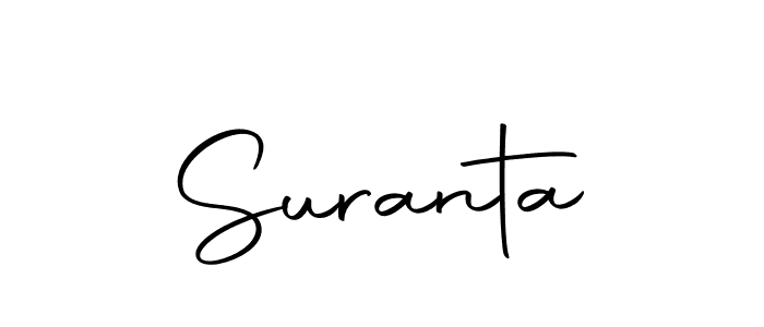 Create a beautiful signature design for name Suranta. With this signature (Autography-DOLnW) fonts, you can make a handwritten signature for free. Suranta signature style 10 images and pictures png