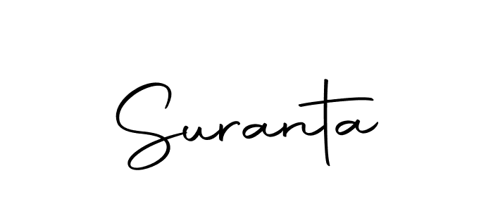 Create a beautiful signature design for name Suranta. With this signature (Autography-DOLnW) fonts, you can make a handwritten signature for free. Suranta signature style 10 images and pictures png